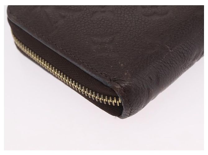 LOUIS VUITTON Monogram Empreinte Zippy Wallet Dark Brown M60548 LV - vista 16