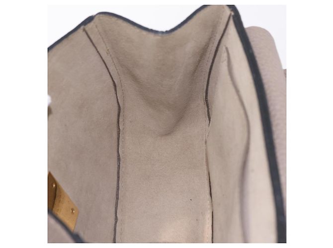 Chloé Chloe Chain Drew Shoulder Bag Leather Beige Gold Tone - vista 21
