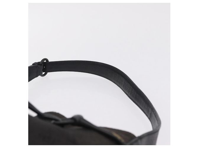 GUCCI GG Canvas Horsebit Shoulder Bag Black 101975 - vista 9
