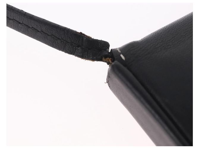 LOEWE Shoulder Pouch Heel Pouch Leder Schwarz - Ansicht 10