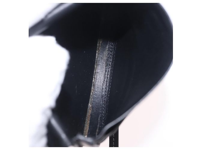 LOEWE Shoulder Pouch Heel Pouch Leder Schwarz - Ansicht 11