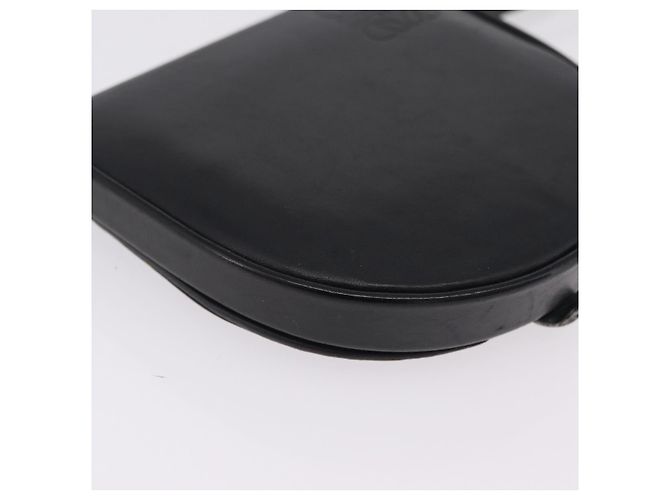 LOEWE Shoulder Pouch Heel Pouch Leder Schwarz - Ansicht 14