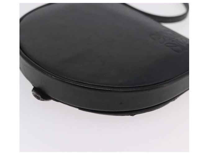 LOEWE Shoulder Pouch Heel Pouch Leder Schwarz - Ansicht 15