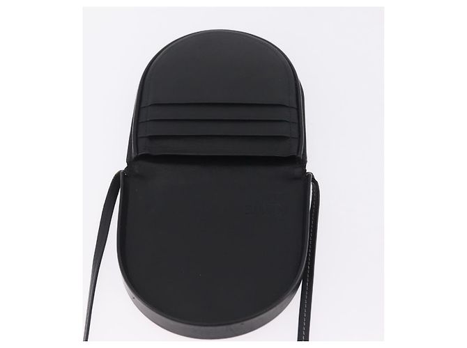 LOEWE Shoulder Pouch Heel Pouch Leder Schwarz - Ansicht 19