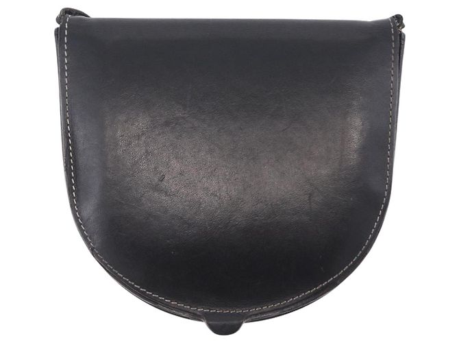 LOEWE Shoulder Pouch Heel Pouch Leder Schwarz - Ansicht 2