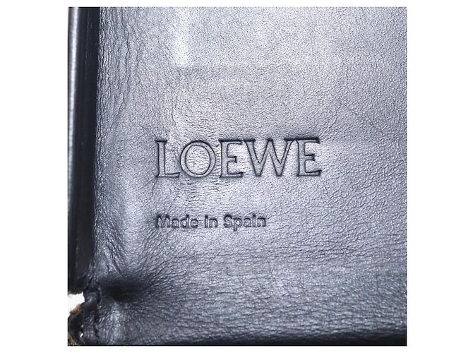 LOEWE Shoulder Pouch Heel Pouch Leder Schwarz - Ansicht 20