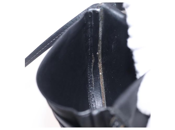 LOEWE Shoulder Pouch Heel Pouch Leder Schwarz - Ansicht 22