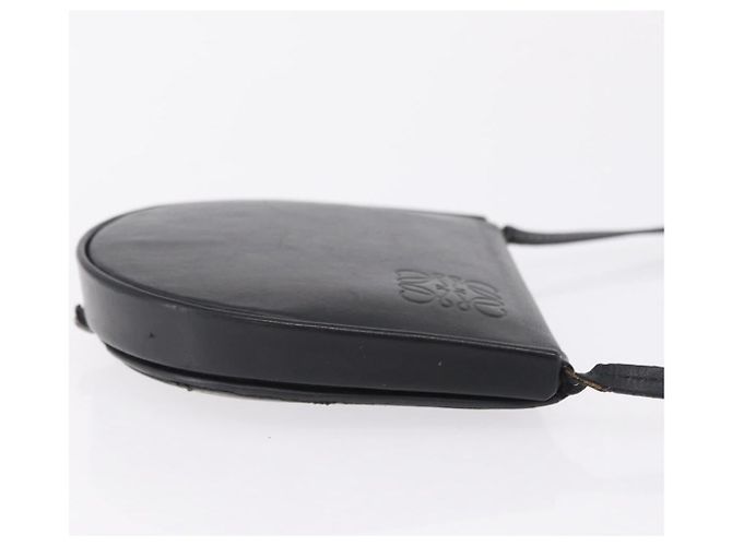 LOEWE Shoulder Pouch Heel Pouch Leder Schwarz - Ansicht 3