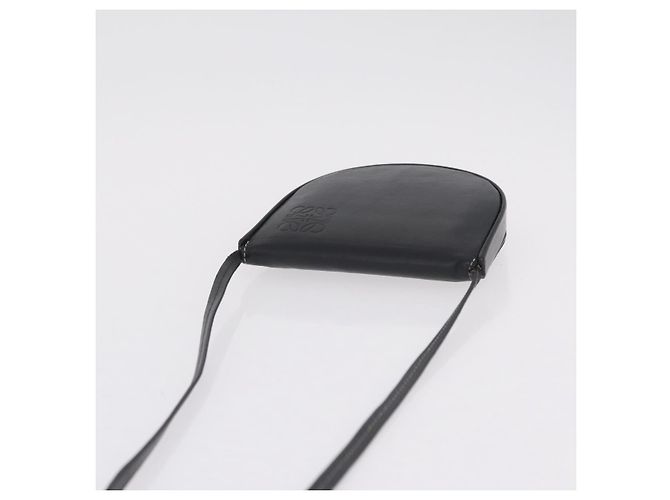 LOEWE Shoulder Pouch Heel Pouch Leder Schwarz - Ansicht 6