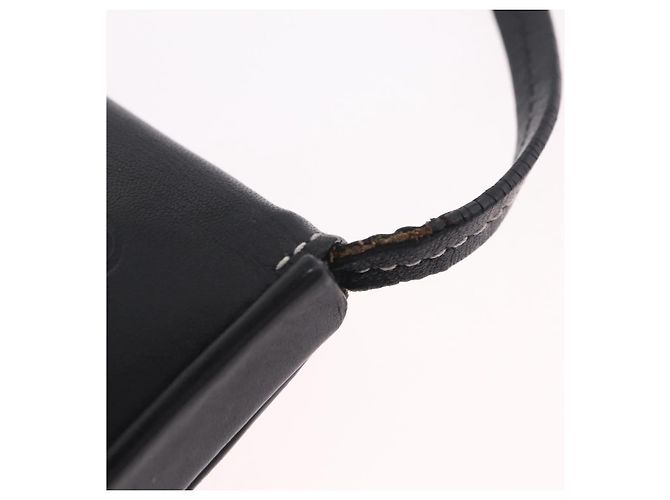 LOEWE Shoulder Pouch Heel Pouch Leder Schwarz - Ansicht 9