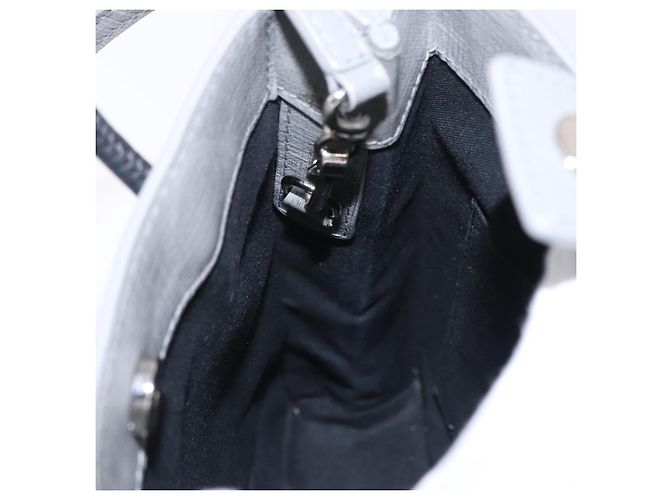 Balenciaga Hand Bag Leather 2way Gray Silver 693805 - vista 23