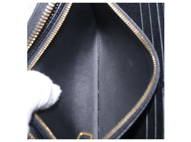 LOUIS VUITTON Monogram Empreinte Zippy Long Wallet Black M61864 LV - Ansicht 11