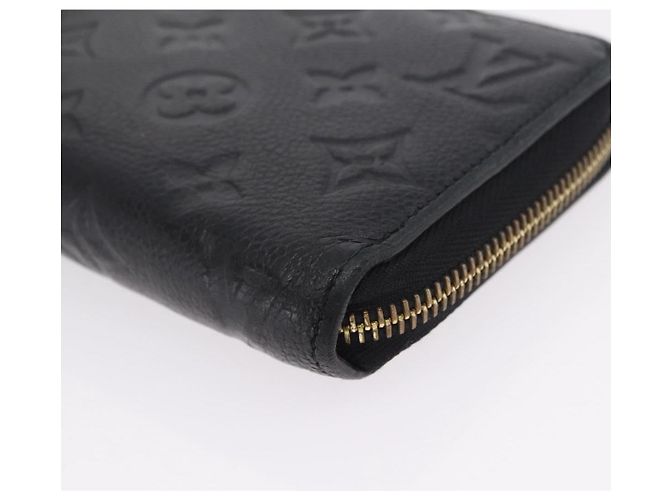 LOUIS VUITTON Monogram Empreinte Zippy Long Wallet Black M61864 LV - Ansicht 14