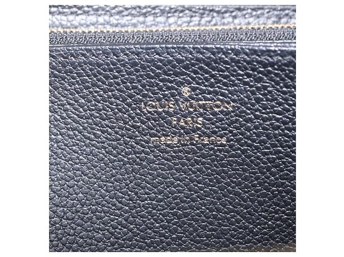 LOUIS VUITTON Monogram Empreinte Zippy Long Wallet Black M61864 LV - Ansicht 17