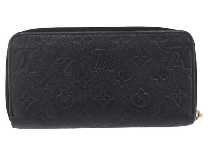 LOUIS VUITTON Monogram Empreinte Zippy Long Wallet Black M61864 LV - Ansicht 2