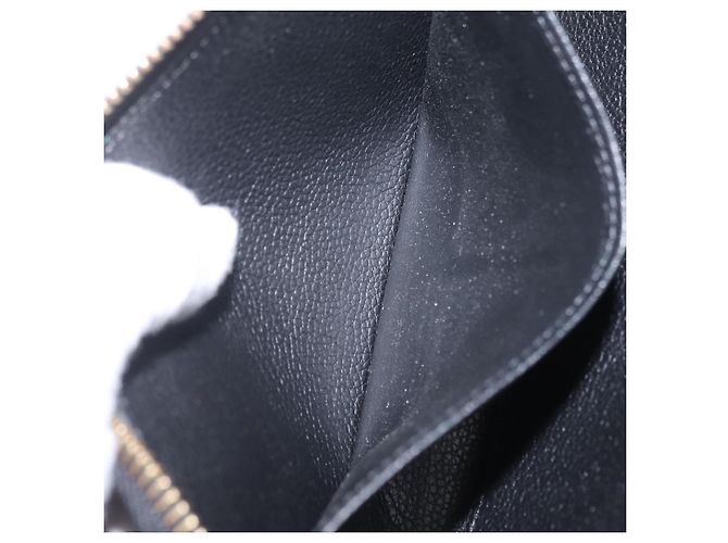 LOUIS VUITTON Monogram Empreinte Zippy Long Wallet Black M61864 LV - Ansicht 22