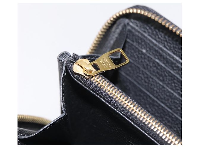 LOUIS VUITTON Monogram Empreinte Zippy Long Wallet Black M61864 LV - Ansicht 23