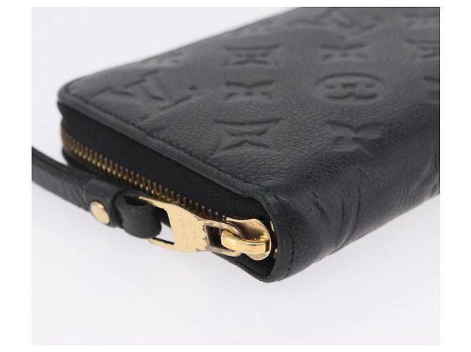 LOUIS VUITTON Monogram Empreinte Zippy Long Wallet Black M61864 LV - Ansicht 7