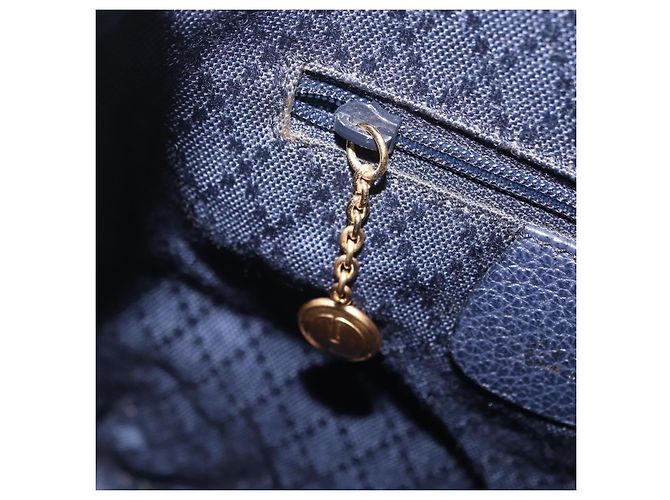 GUCCI Bamboo Backpack Suede Navy Gold 003 1998 0030 - vista 23