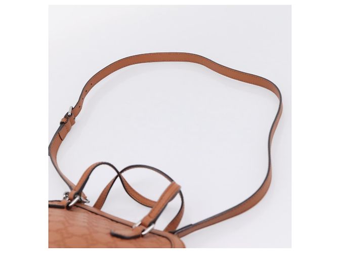 GUCCI Micro GG Canvas Guccissima Leather Outlet 2way Brown 341504 - vista 10