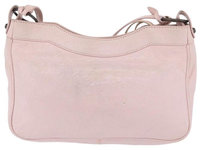 Balenciaga The Hip Shoulder Bag Leather Pink 242803 - vista 3