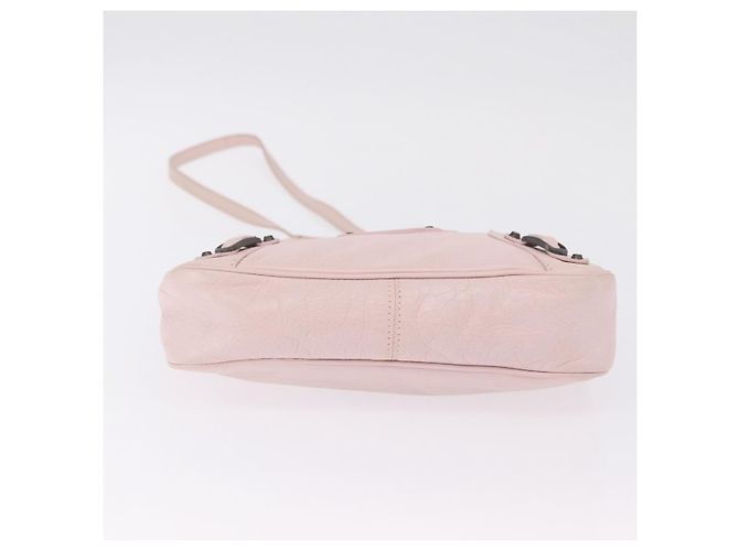 Balenciaga The Hip Shoulder Bag Leather Pink 242803 - vista 7