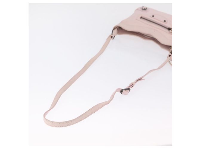 Balenciaga The Hip Shoulder Bag Leather Pink 242803 - vista 9