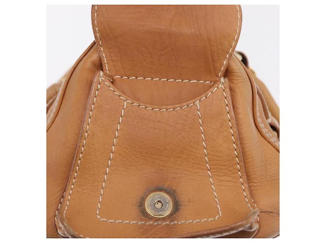 Céline CELINE Hand Bag Leather Beige Gold Tone - vista 20