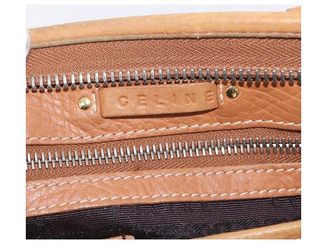 Céline CELINE Hand Bag Leather Beige Gold Tone - vista 21