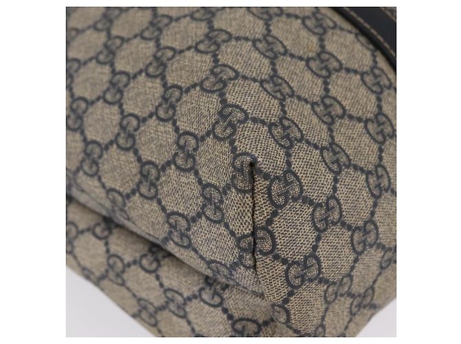 GUCCI GG Supreme Tote Bag PVC Navy Silver 223668 - vista 10