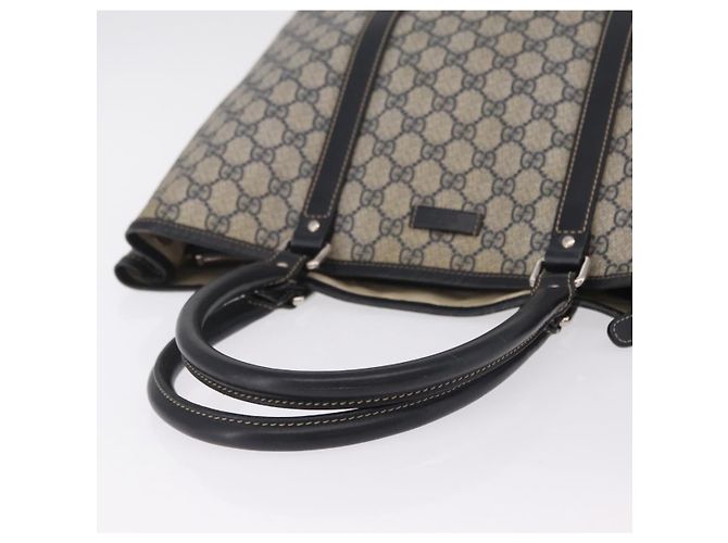 GUCCI GG Supreme Tote Bag PVC Navy Silver 223668 - vista 7