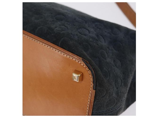 Céline CELINE Sac à épaule C Macadam Daim Vert Doré - vue 17