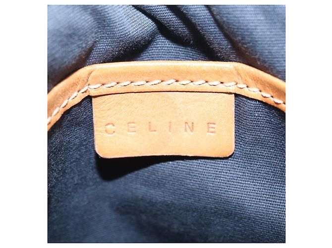 Céline CELINE Sac à épaule C Macadam Daim Vert Doré - vue 19