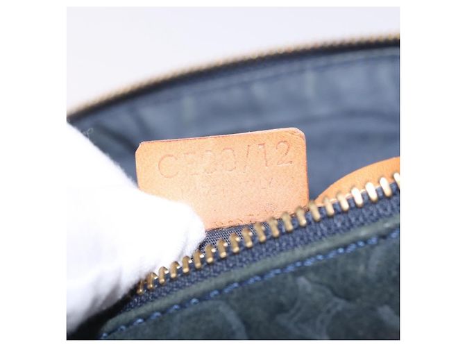 Céline CELINE Sac à épaule C Macadam Daim Vert Doré - vue 24