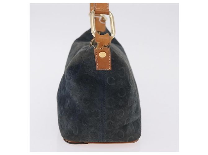 Céline CELINE Sac à épaule C Macadam Daim Vert Doré - vue 4