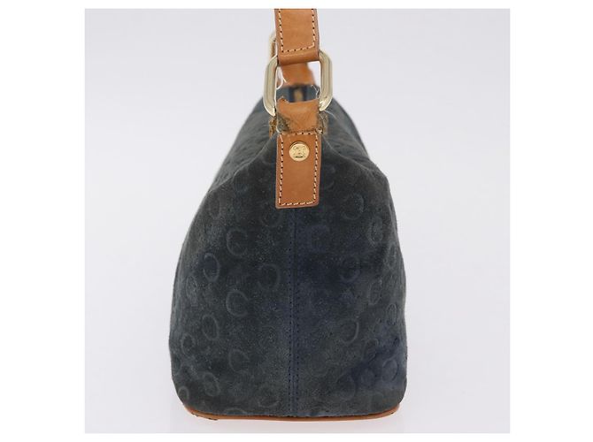 Céline CELINE Sac à épaule C Macadam Daim Vert Doré - vue 5