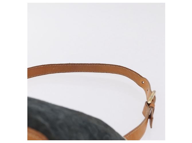Céline CELINE Sac à épaule C Macadam Daim Vert Doré - vue 9