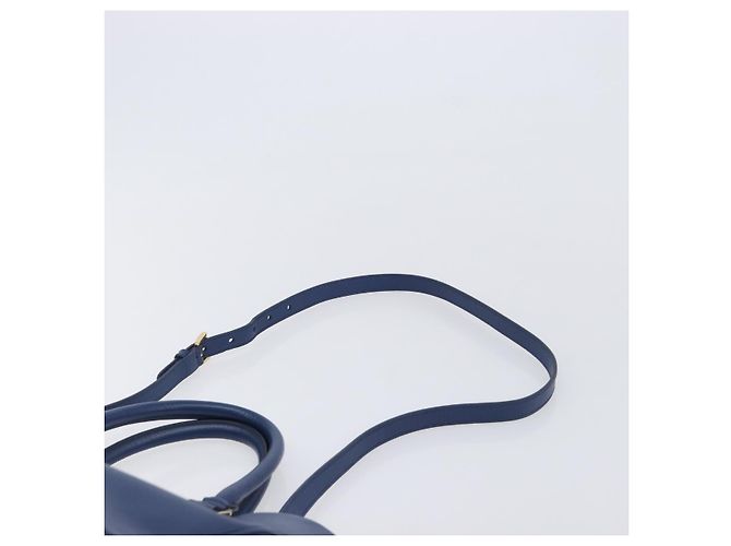 PRADA Galleria Hand Bag Saffiano 2way Blue Gold - vista 15