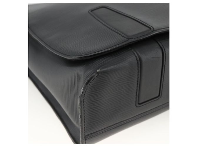 LOUIS VUITTON Epi Harrington Messenger MM Shoulder Bag Black M53409 - vista 14