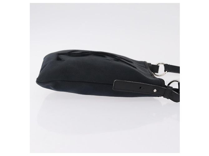 Autre Marque Saint Laurent Shoulder Bag Canvas Black Silver - vista 3
