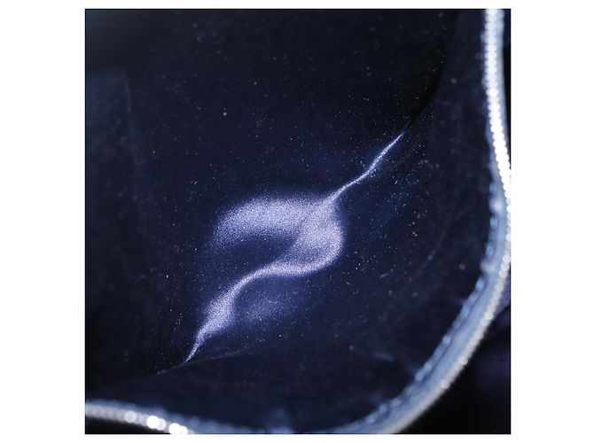 FENDI Zucchino Canvas Hand Bag Navy Silver - vista 21