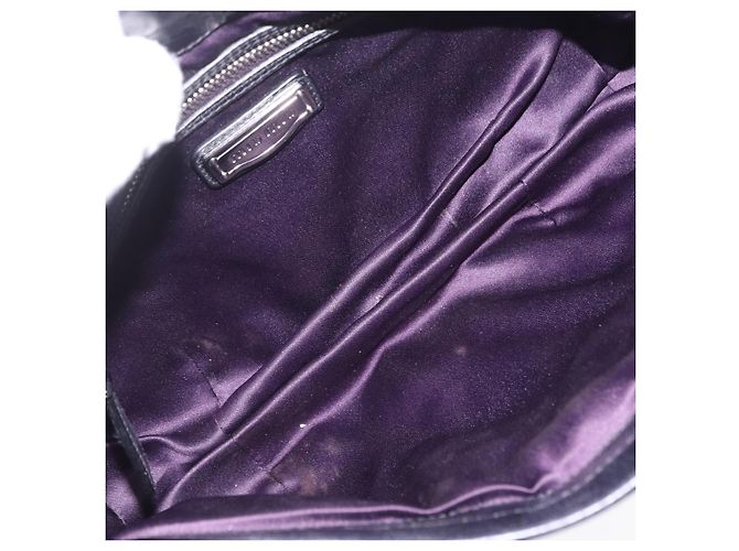 Miu Miu Bolsa Vitellolux Black Silver - vista 11