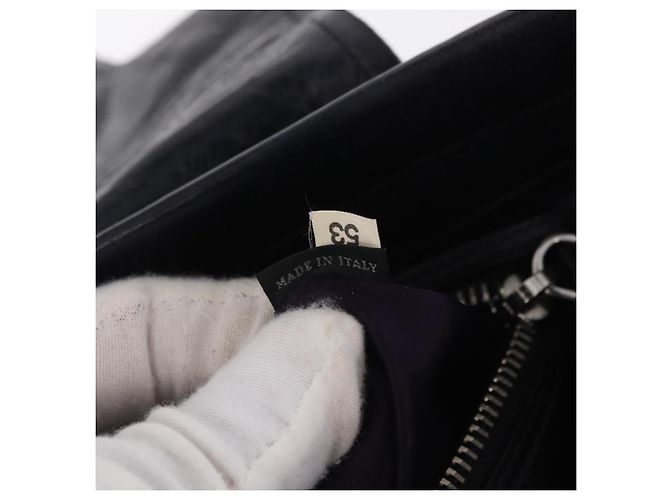 Miu Miu Bolsa Vitellolux Black Silver - vista 12