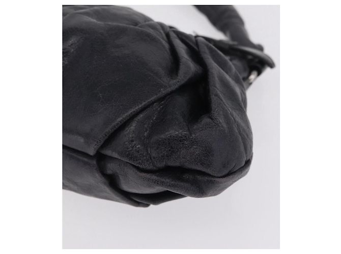 Miu Miu Bolsa Vitellolux Black Silver - vista 14