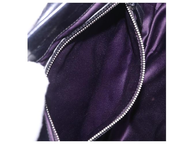 Miu Miu Bolsa Vitellolux Black Silver - vista 22