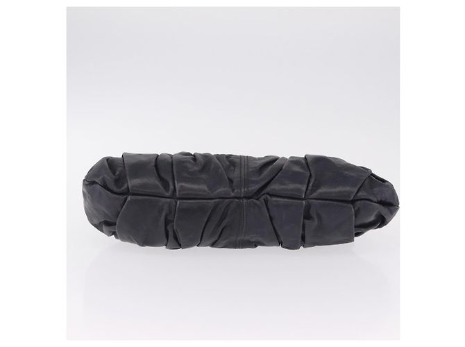 Miu Miu Bolsa Vitellolux Black Silver - vista 5