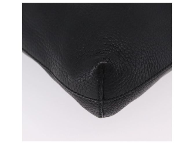 GUCCI Interlocking Shoulder Bag Leather Black Silver 322059 - vista 12