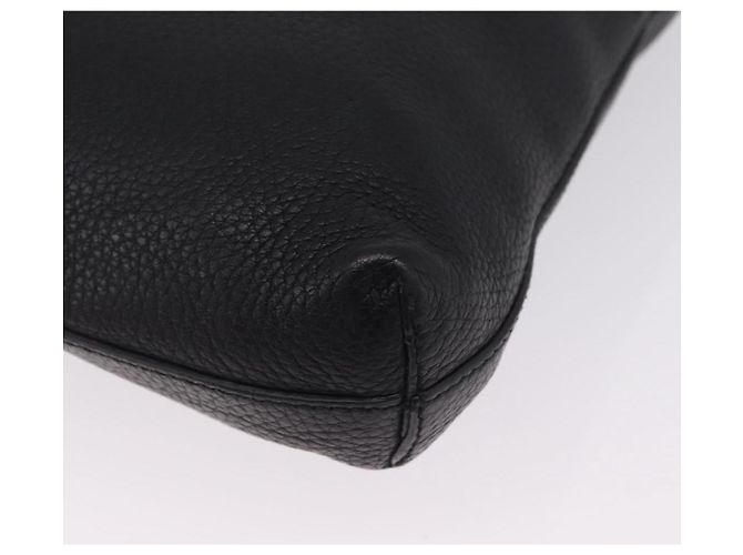 GUCCI Interlocking Shoulder Bag Leather Black Silver 322059 - vista 15