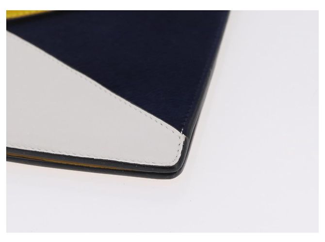 Céline CELINE Clutch Bag Suede Calfskin leather Multicolor Silver - vista 14