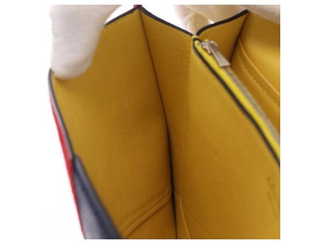 Céline CELINE Clutch Bag Suede Calfskin leather Multicolor Silver - vista 22